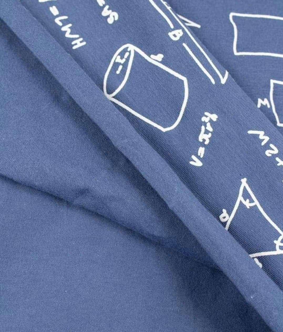 Matematik Geometri Single Jersey  OUTLET
