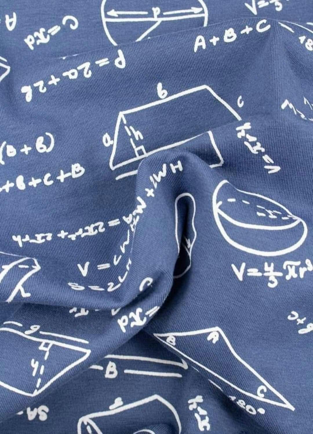 Matematik Geometri Single Jersey  OUTLET