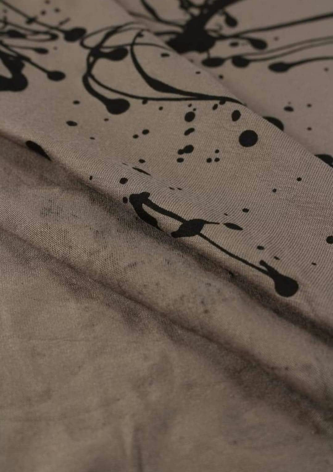 Fläckar Brun Jersey Viscose OUTLET 48cm