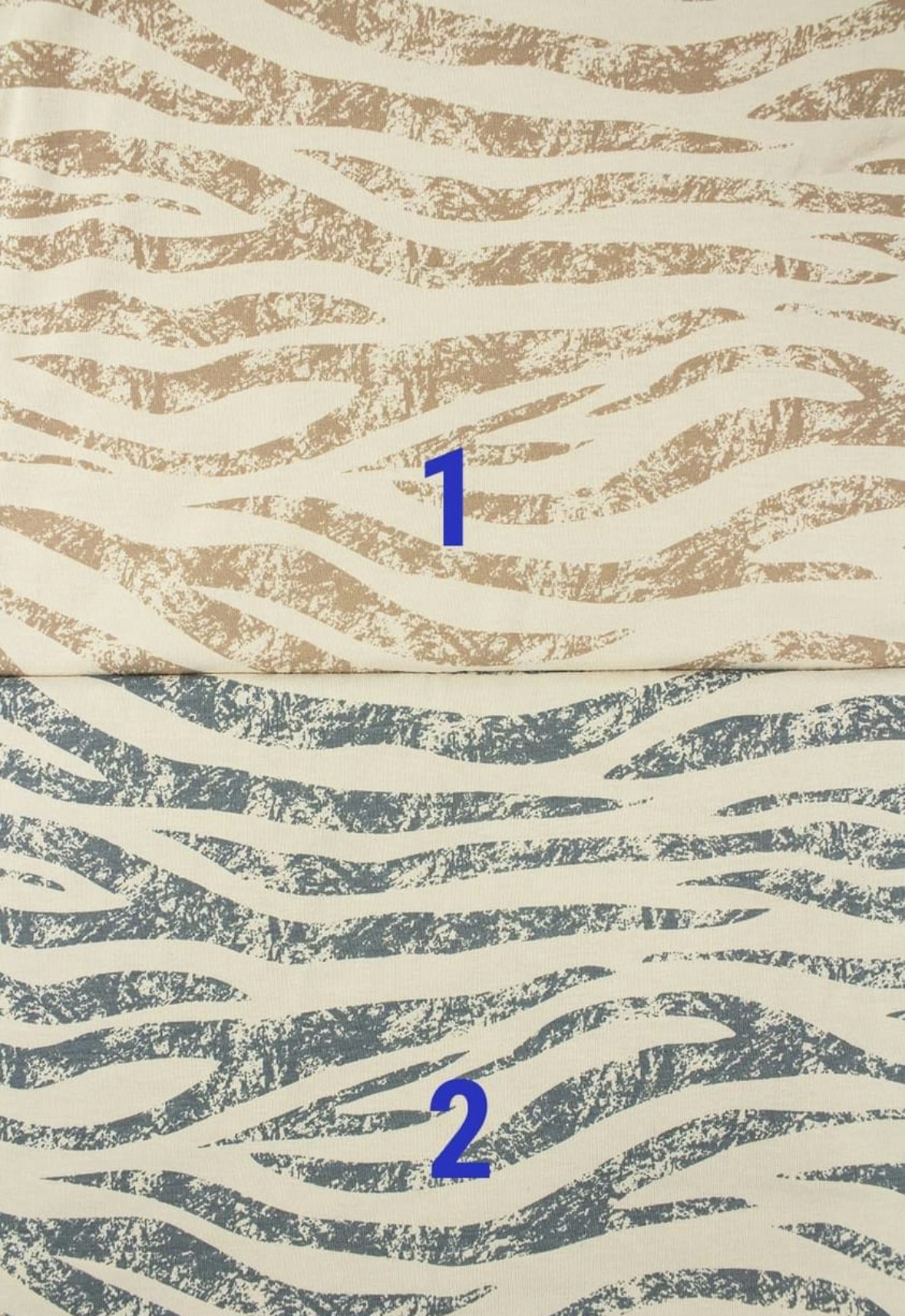 Zebra Beige Single Jersey