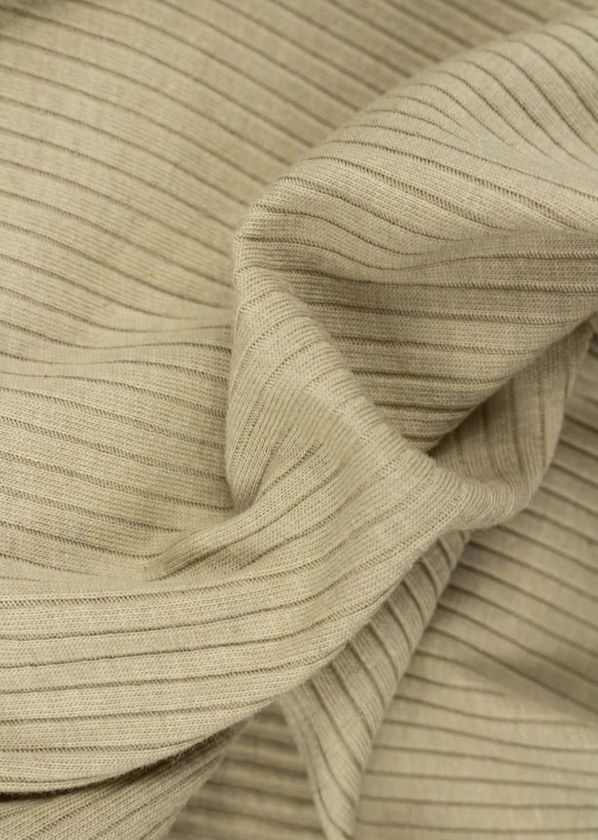 40cm Ribbad Beige OUTLET