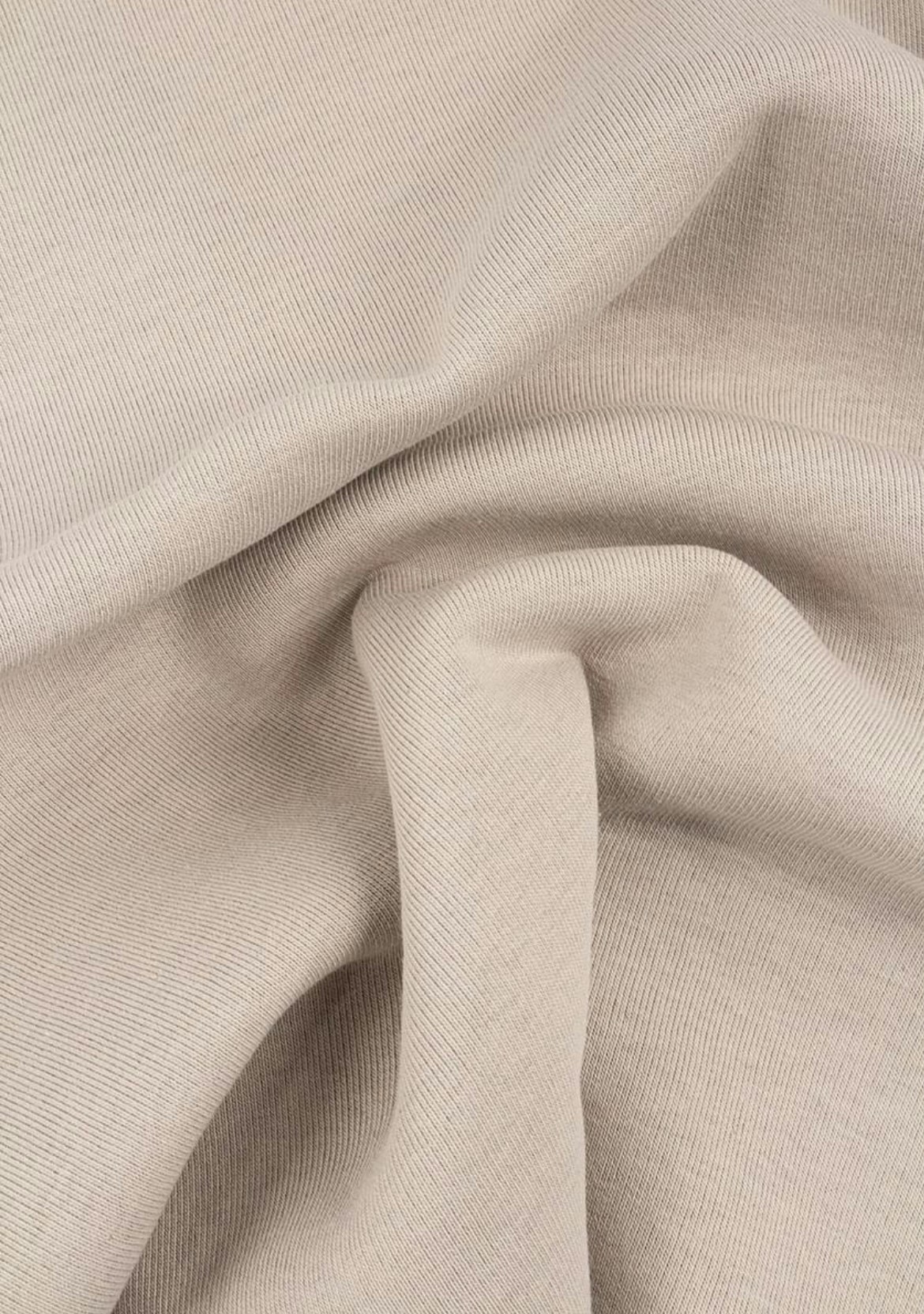Beige College French Terry med Fodrad baksida OUTLET