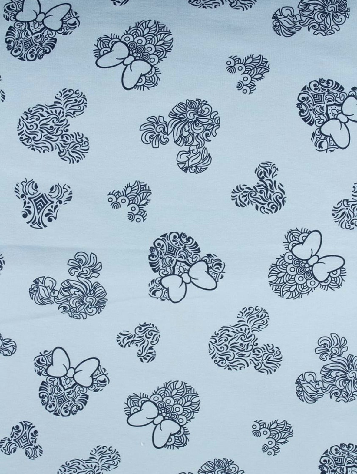 Fraktale med Rosett French Terry  OUTLET