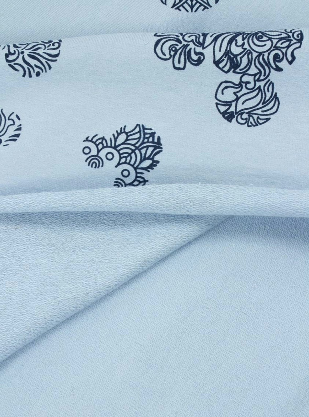 Fraktale med Rosett French Terry  OUTLET