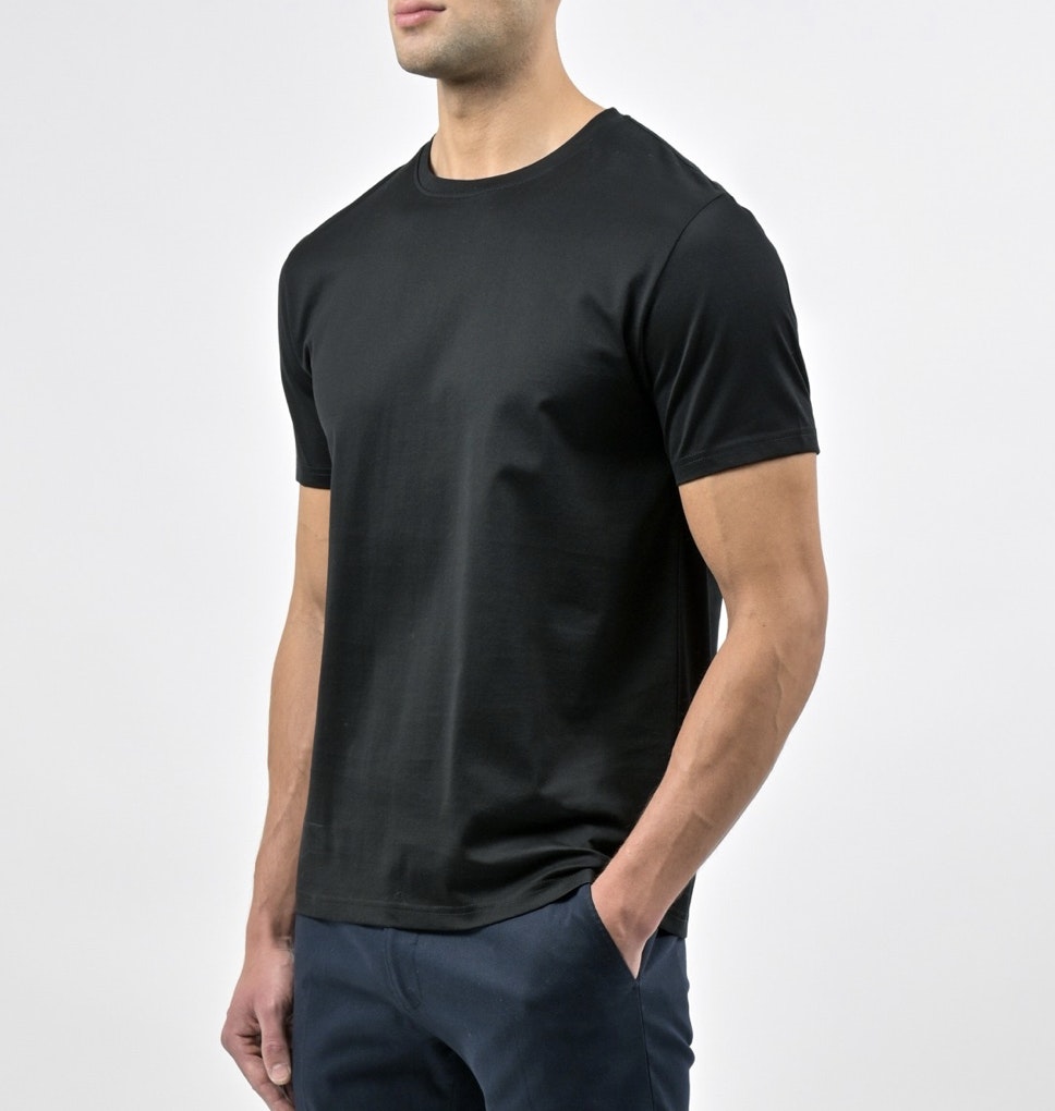40cm Trikå Svart Single Jersey