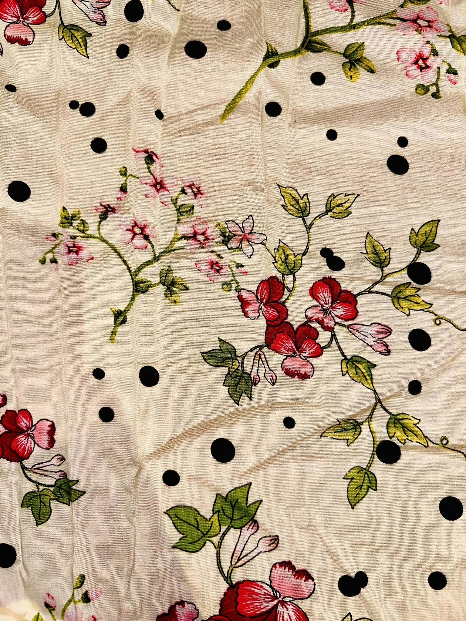 Tyg tyger Viscose blommor