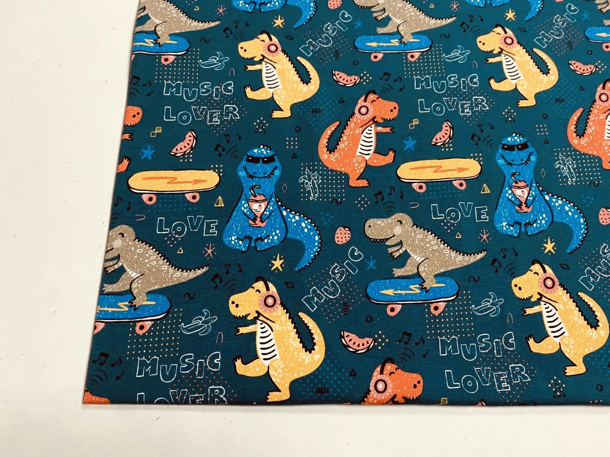Tyg tyger trikå singel Jersey Dino skateboard musik