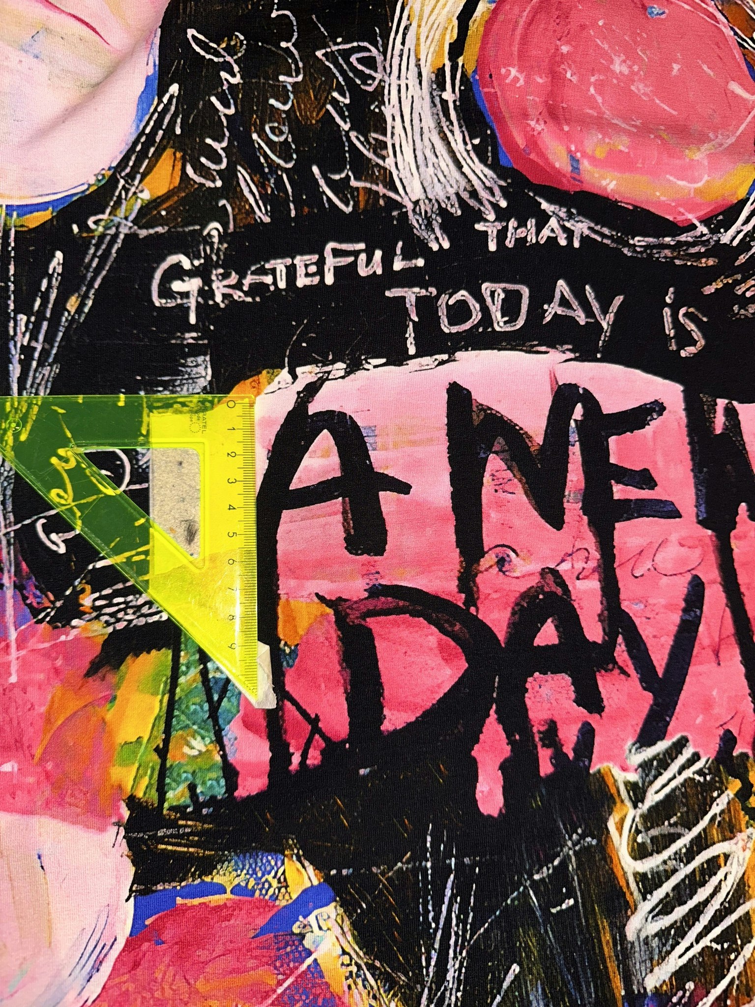 Text A New Day  French terry College