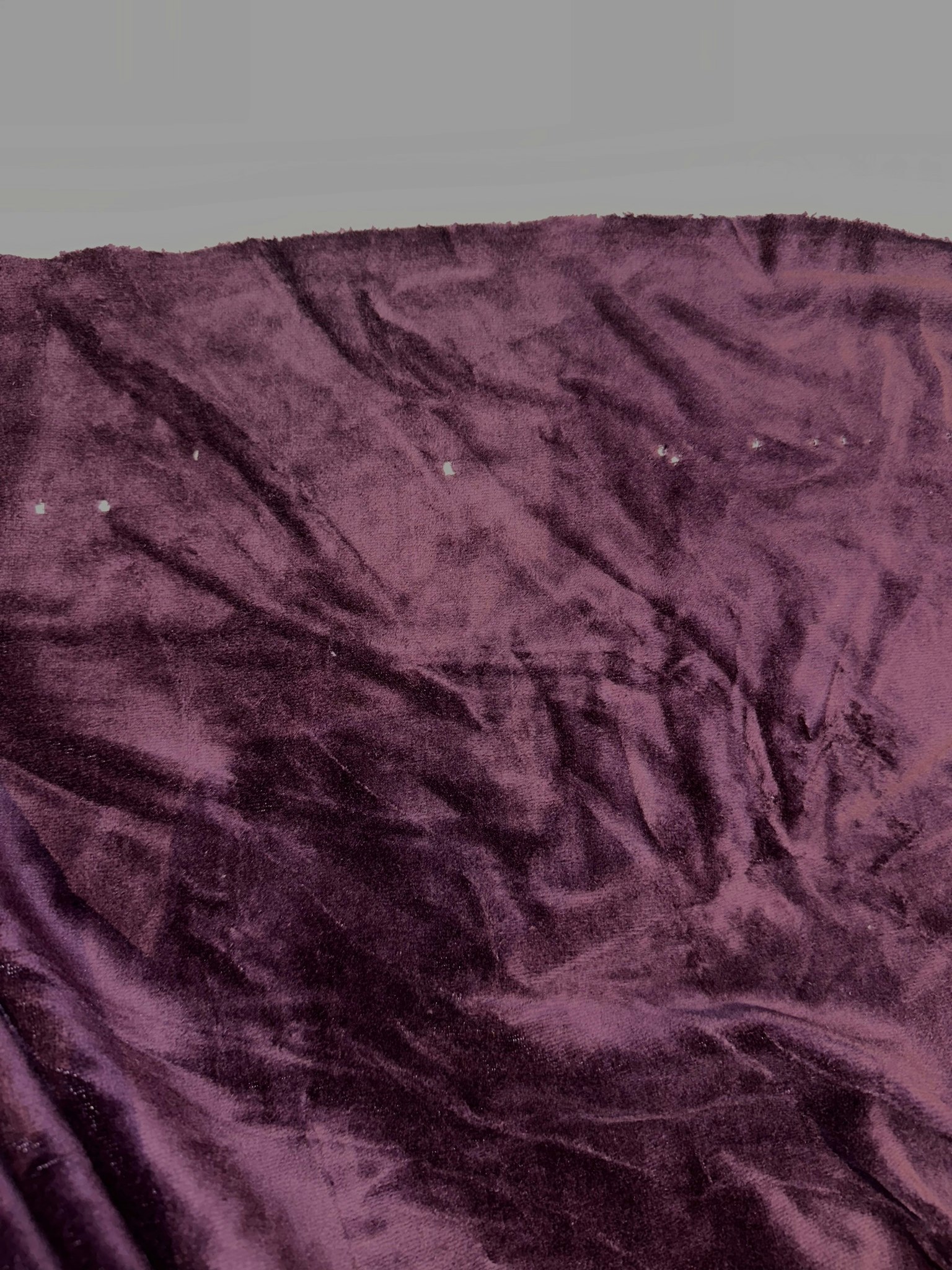 Velour Plommon OUTLET