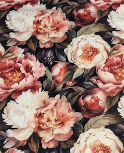 Blommor Andra sort Vattentätt polyester Oxford Ortalion