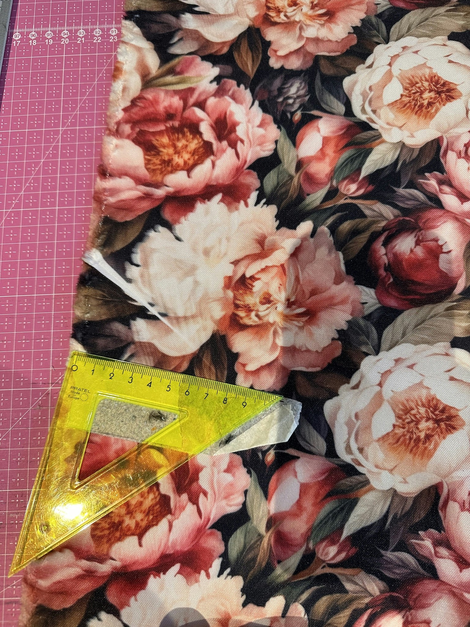 Blommor Andra sort Vattentätt polyester Oxford Ortalion