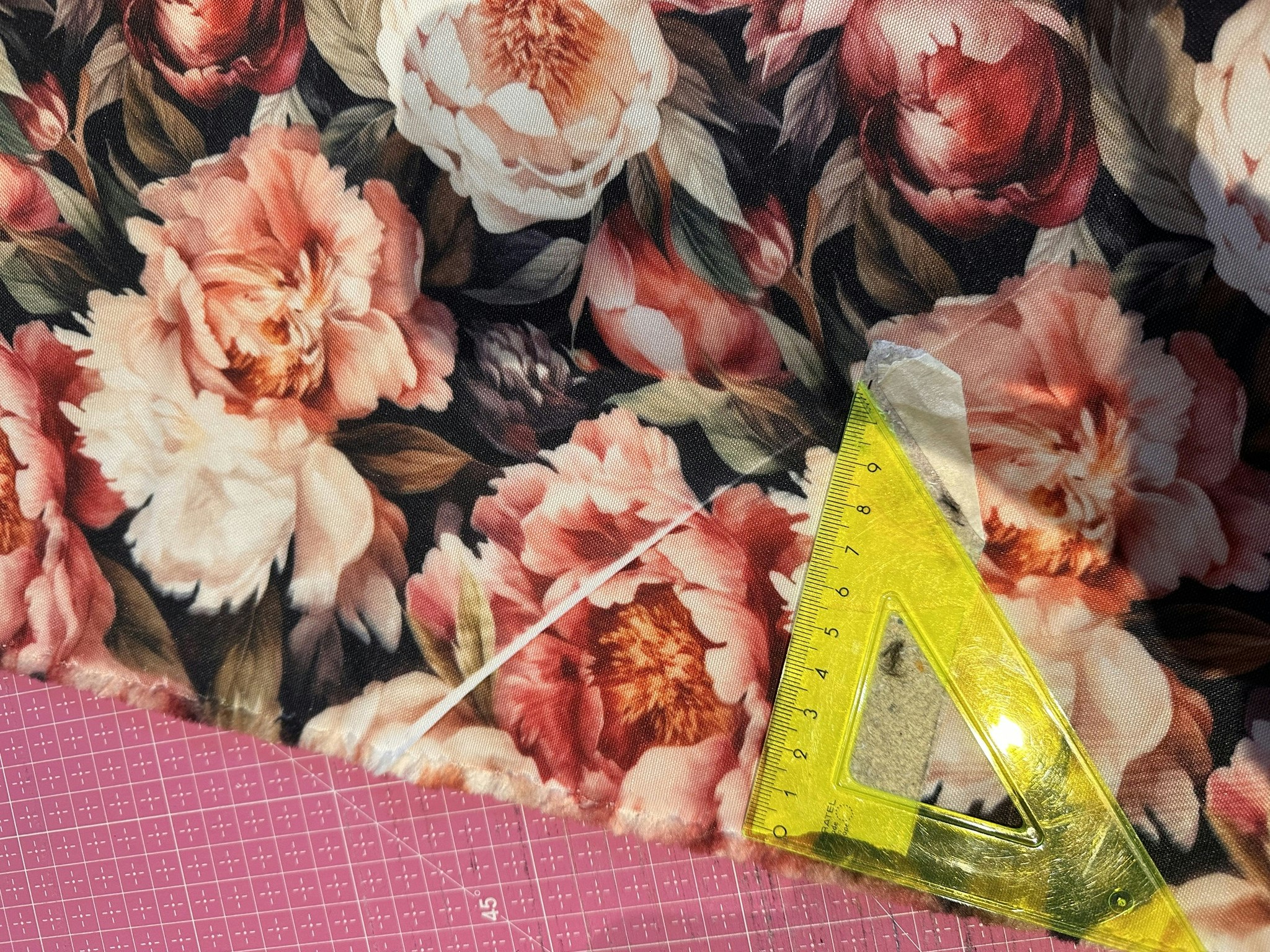 Blommor Andra sort Vattentätt polyester Oxford Ortalion