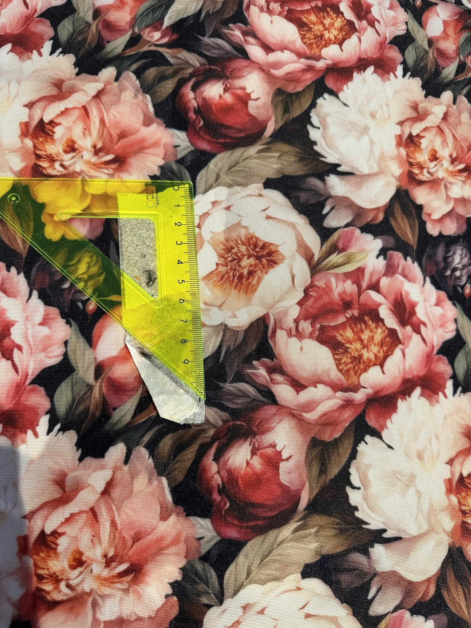 Blommor Andra sort Vattentätt polyester Oxford Ortalion
