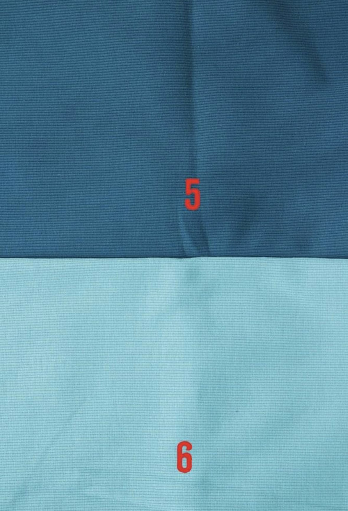 Ribbad Brun och turkos Single Jersey  Lila OUTLET