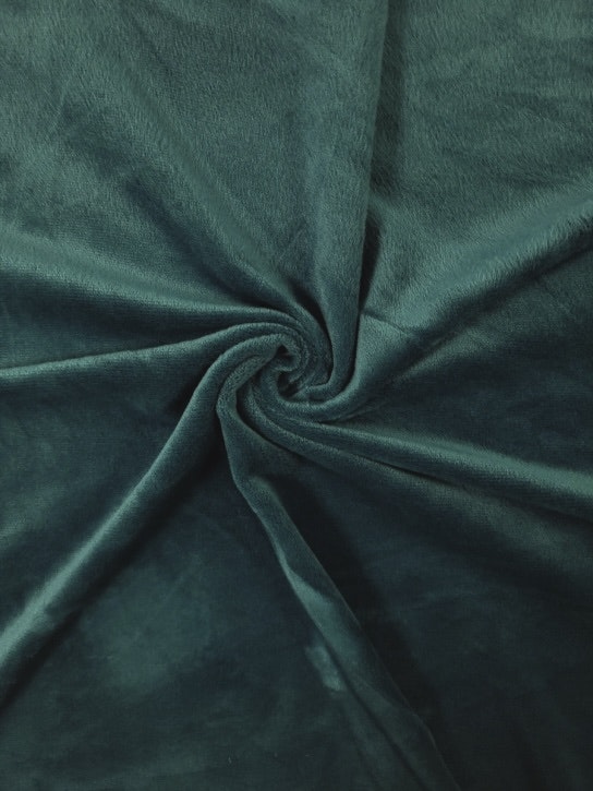 Tyg tyger velour supersoft grön