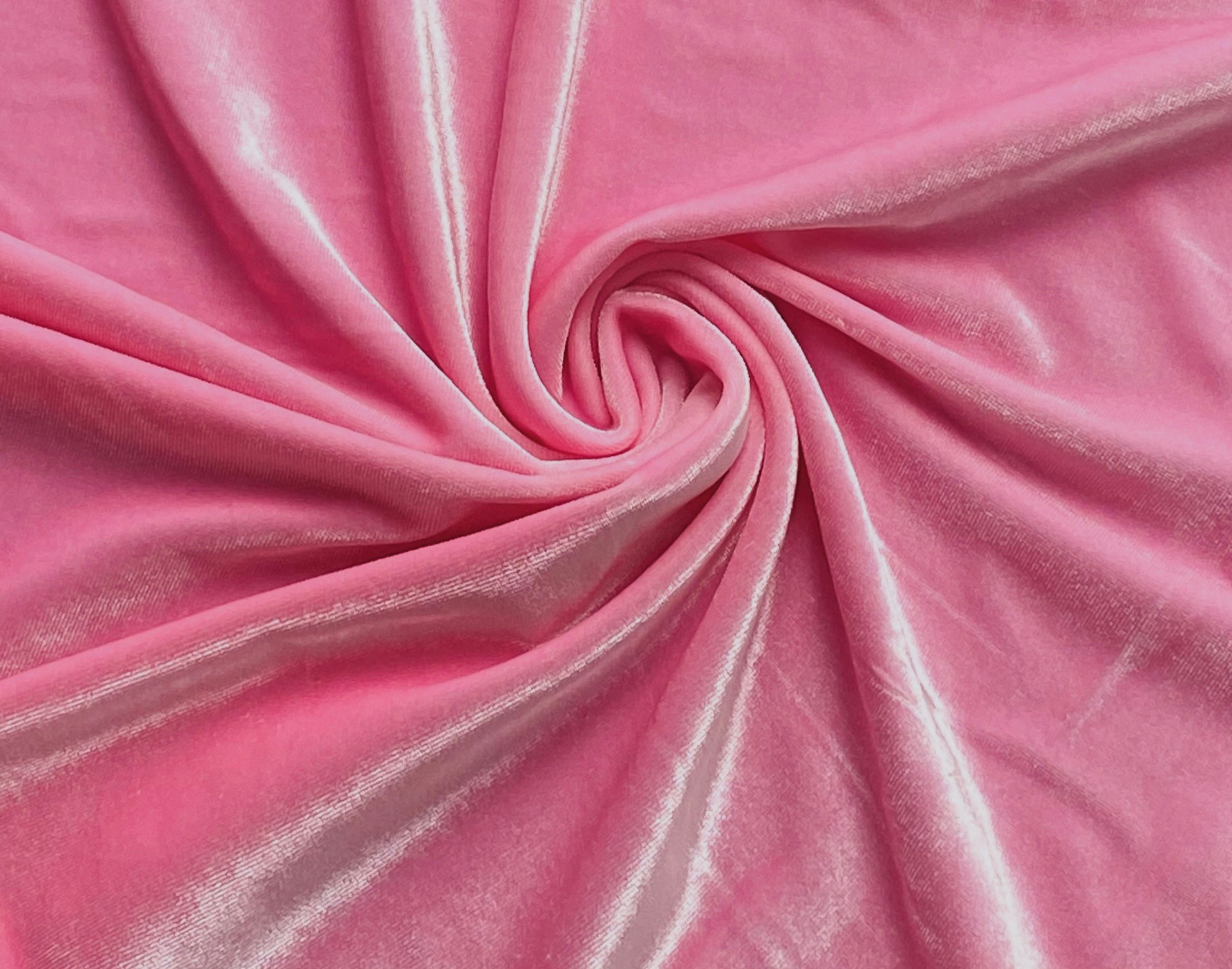 Tyg tyger velour rosa supersoft