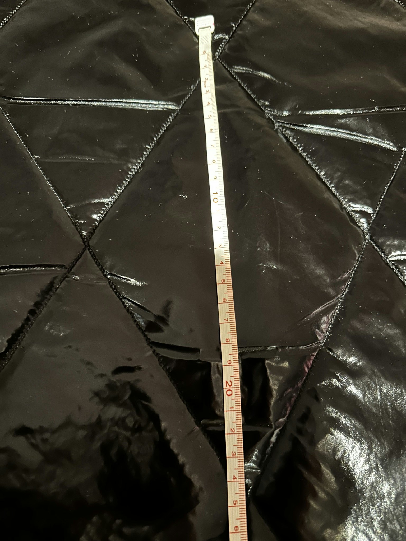 Quilt med foder Svart Blank