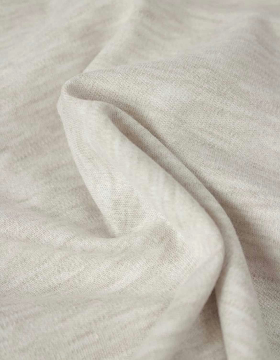 Beige Melange  Interlock OUTLET