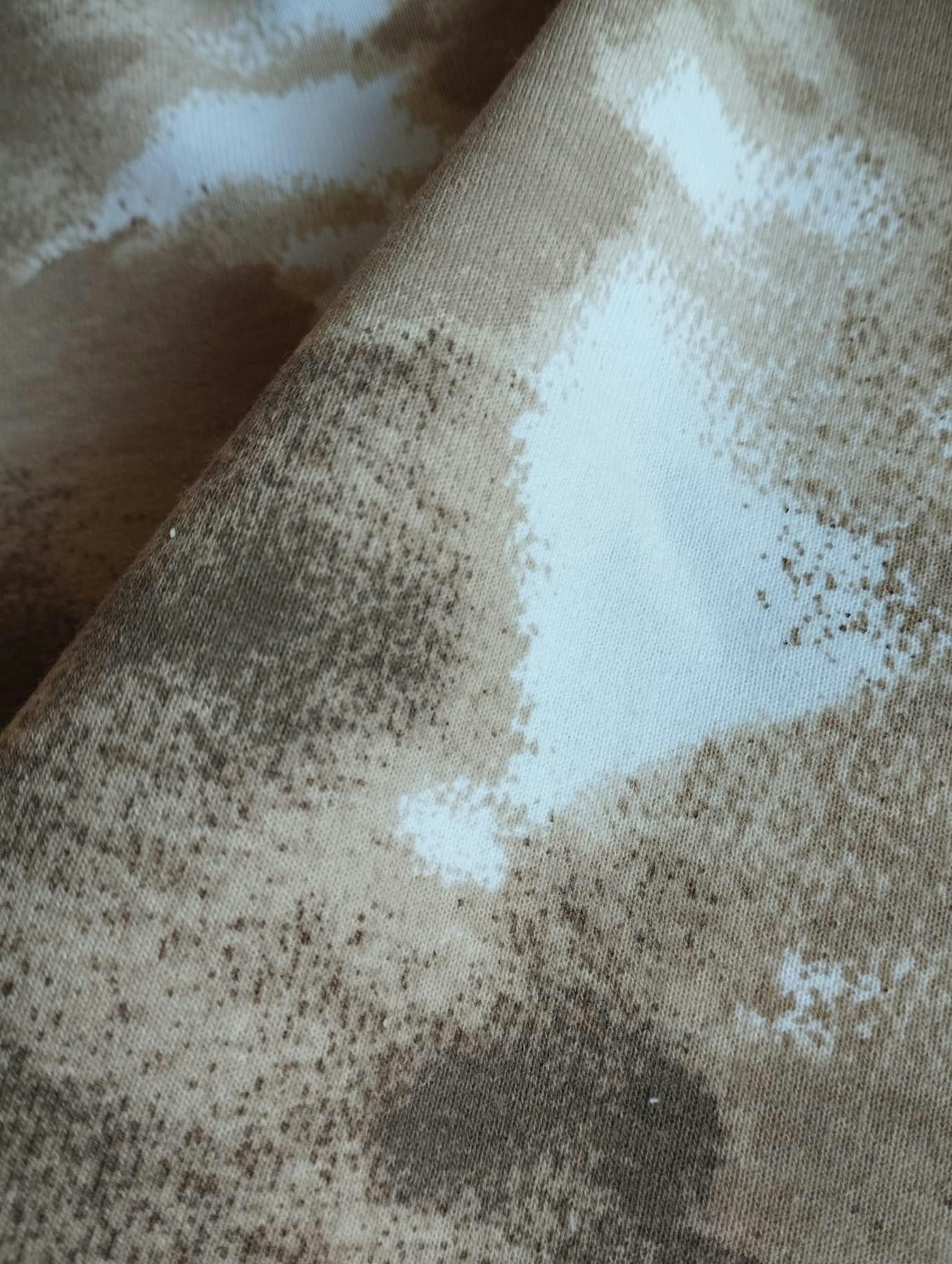 Batik Beige Brun  French Terry  OUTLET