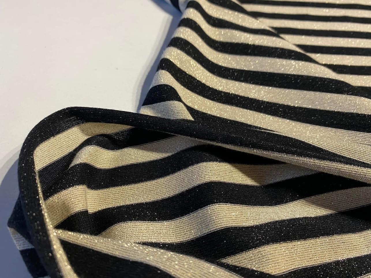 Jersey med Glittrig Tråd Modetyg OUTLET