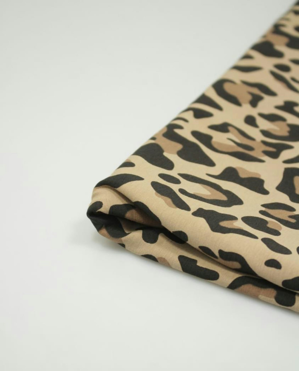 Tyg tyger Leo Jersey trikå leopard