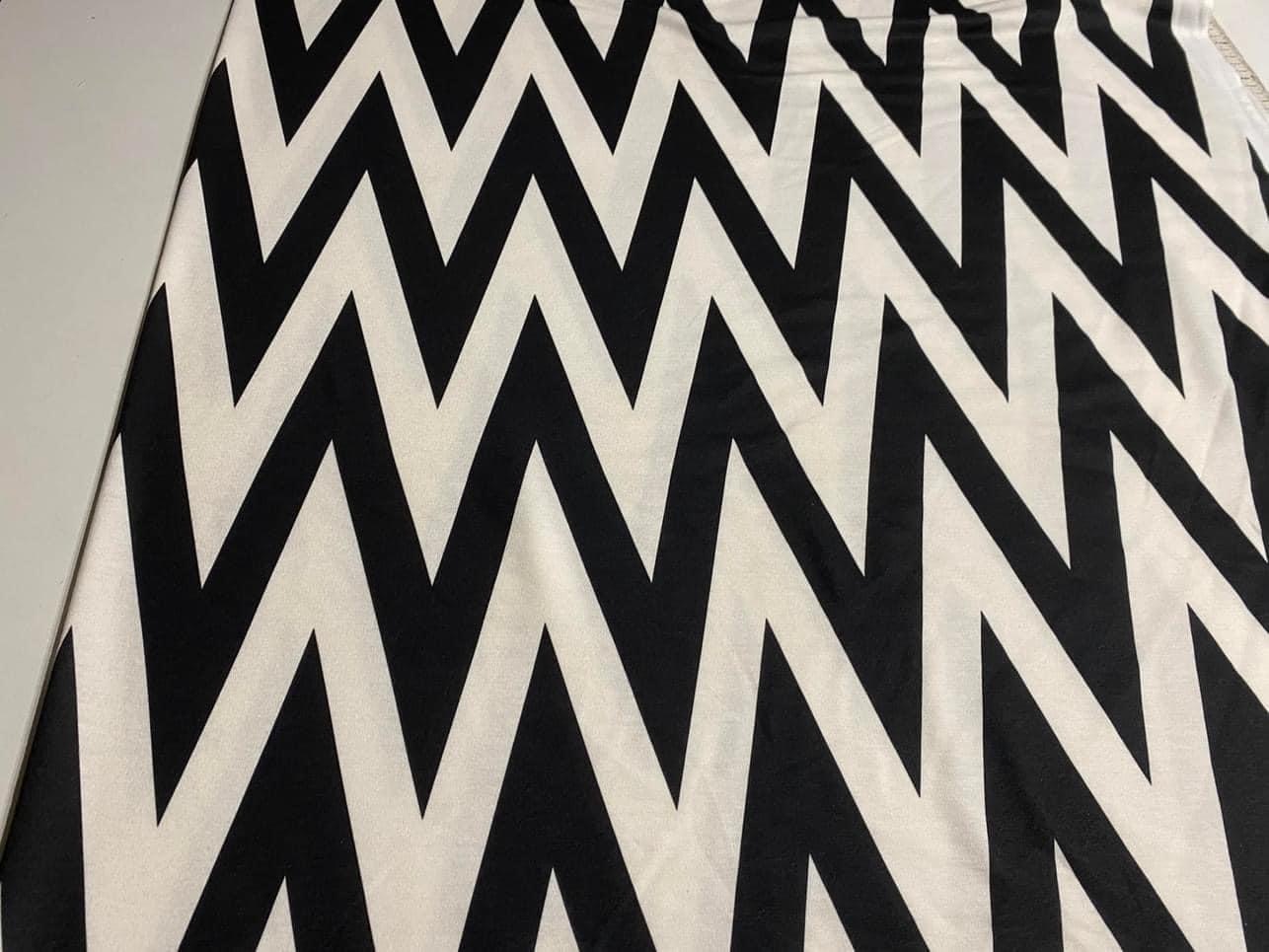 Zigzag Skin Peach French Terry  OUTLET