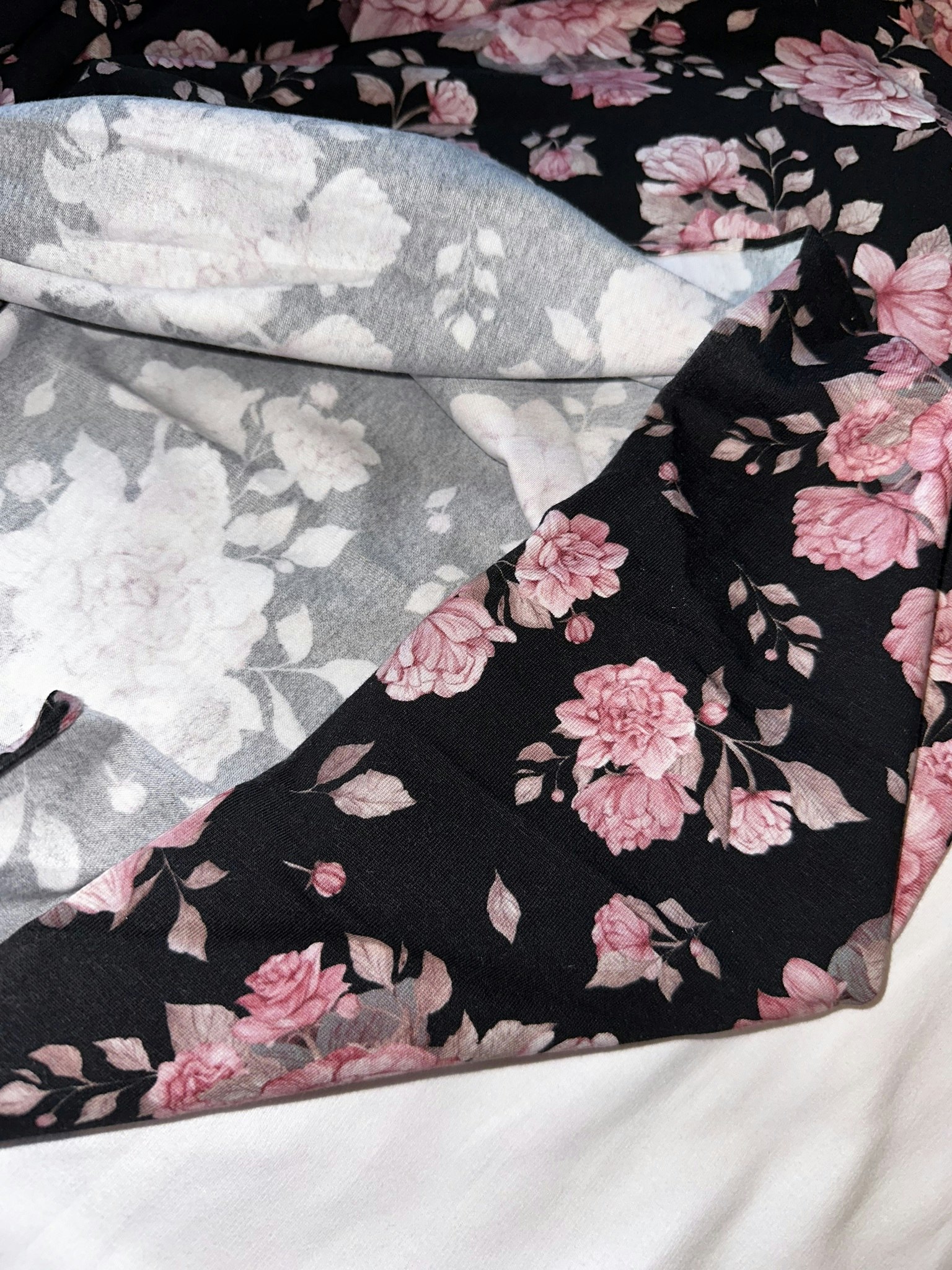 Blommor Rosor  Single Jersey