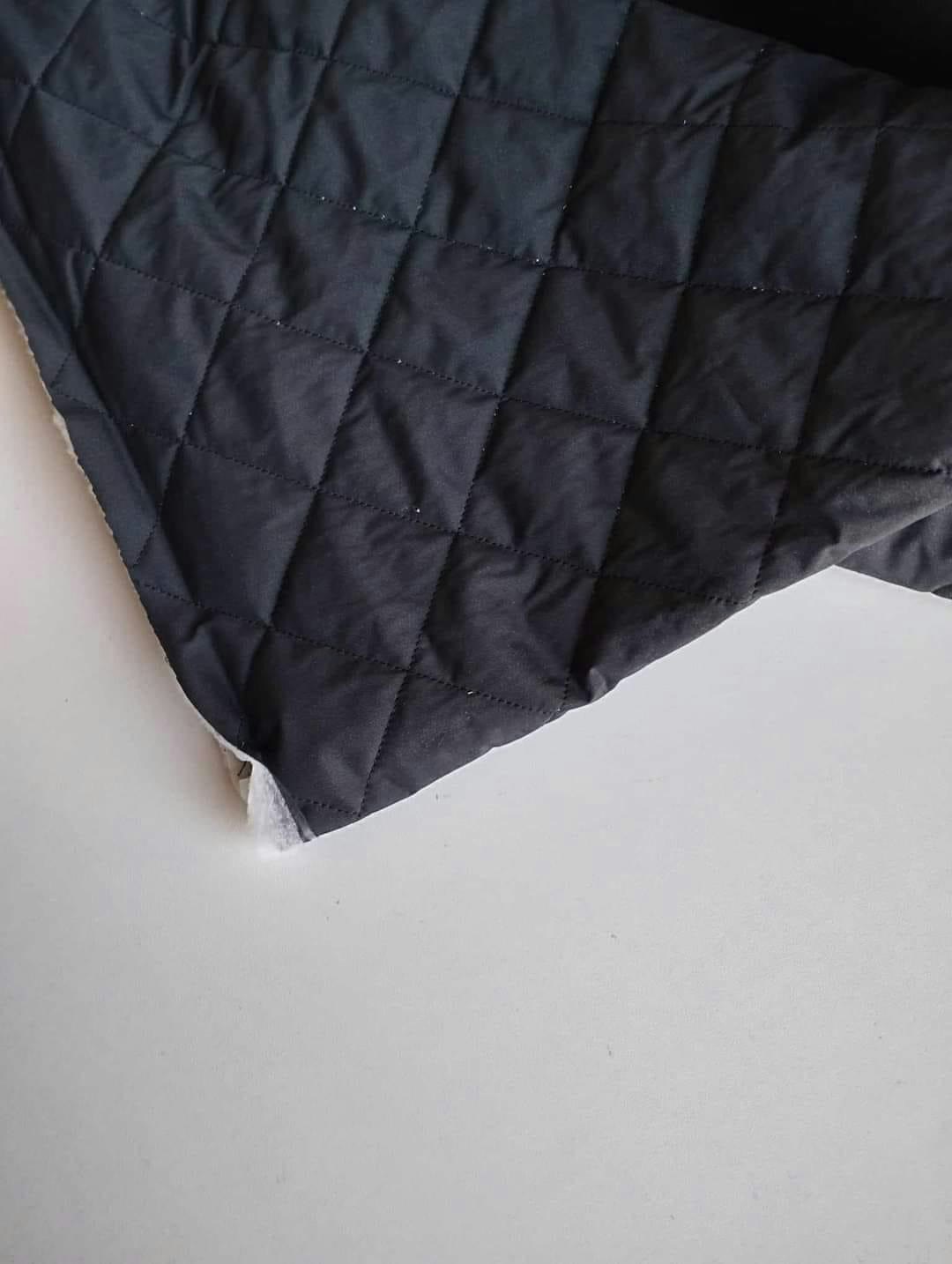 Quilt svart foder
