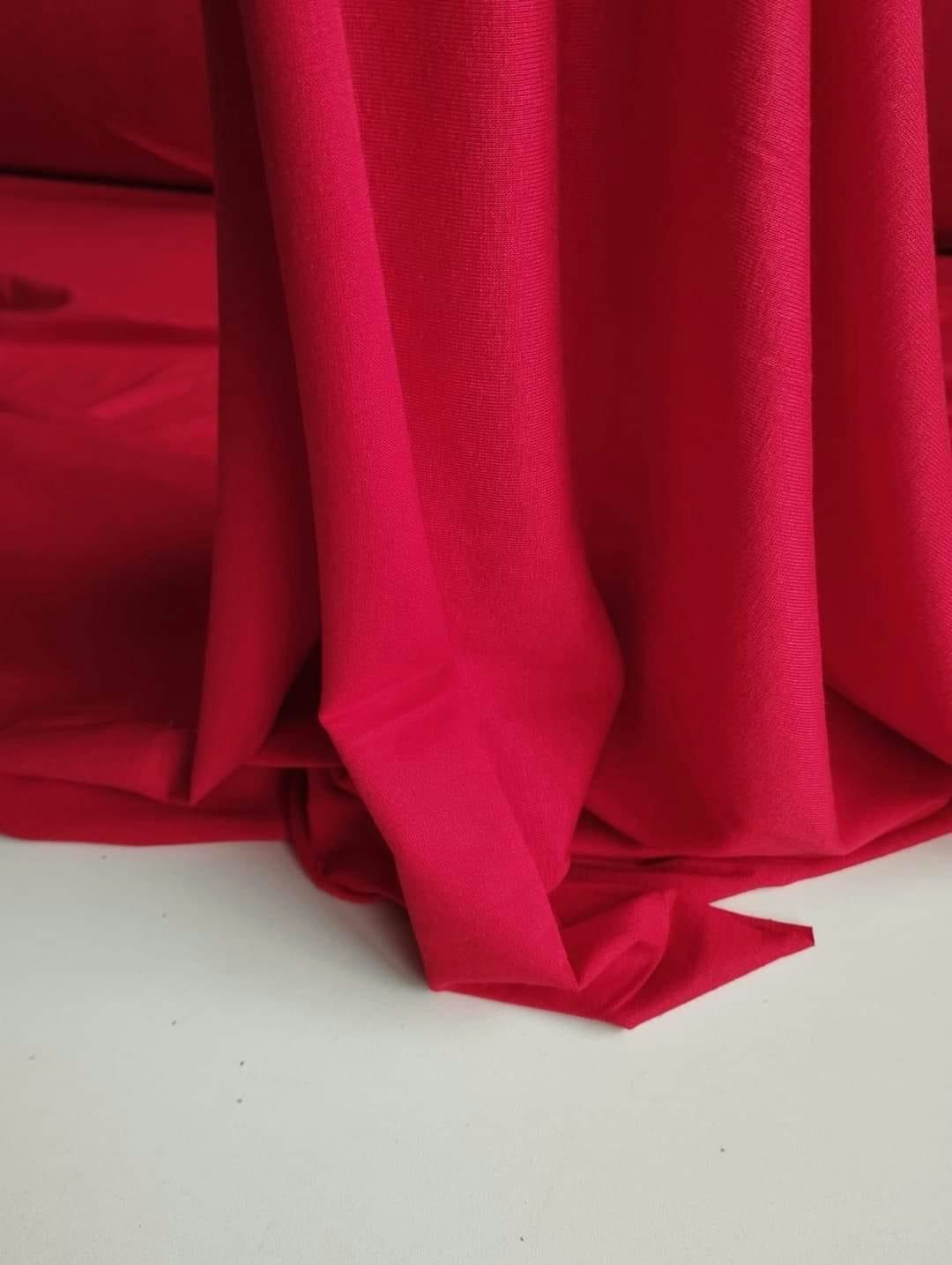 Röd Jersey Viscose