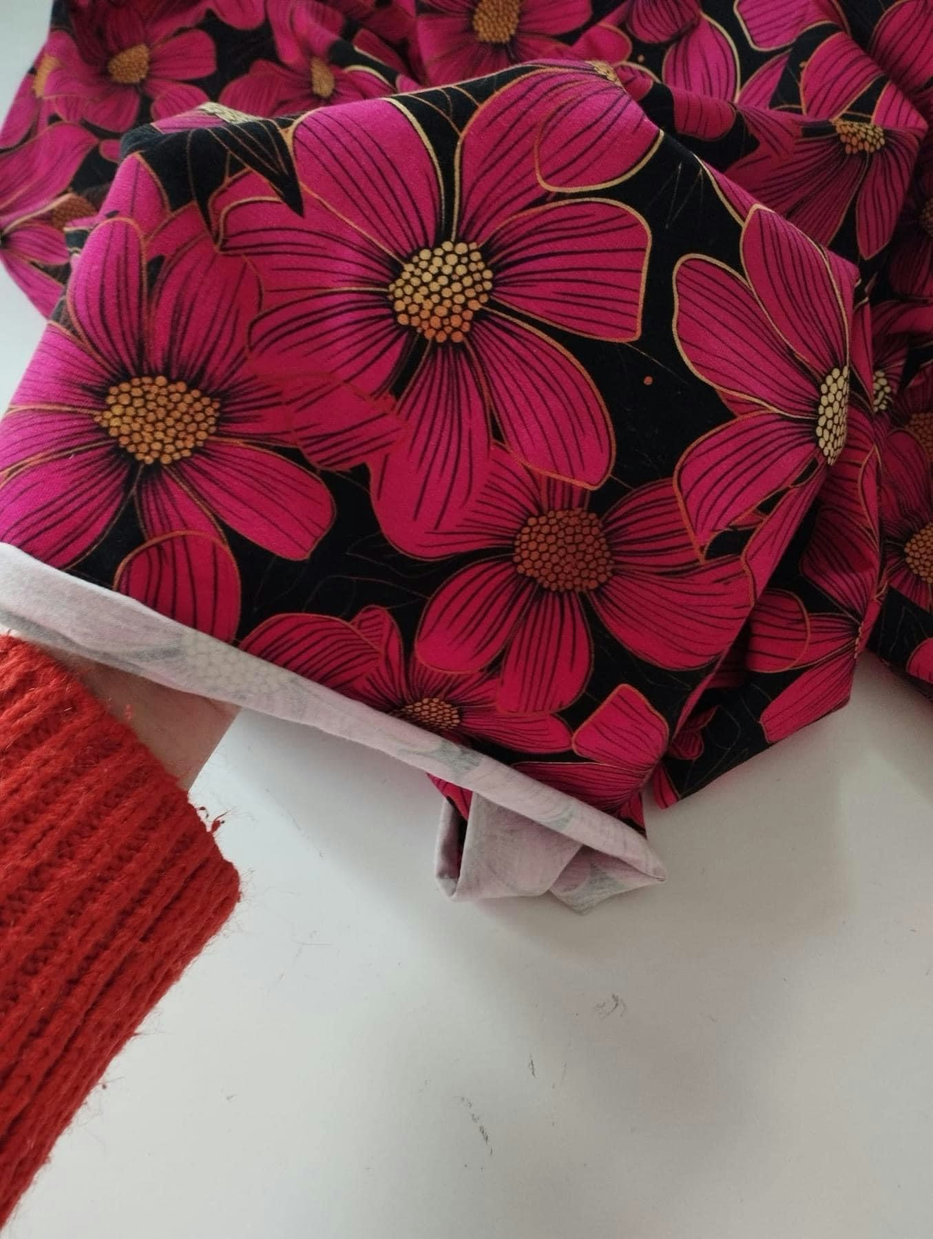 Blommor Single Jersey