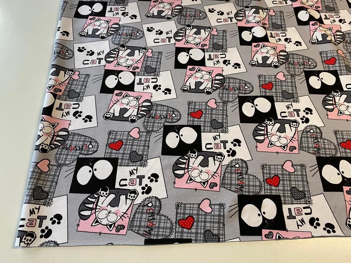 120cm Katter French Terry  OUTLET