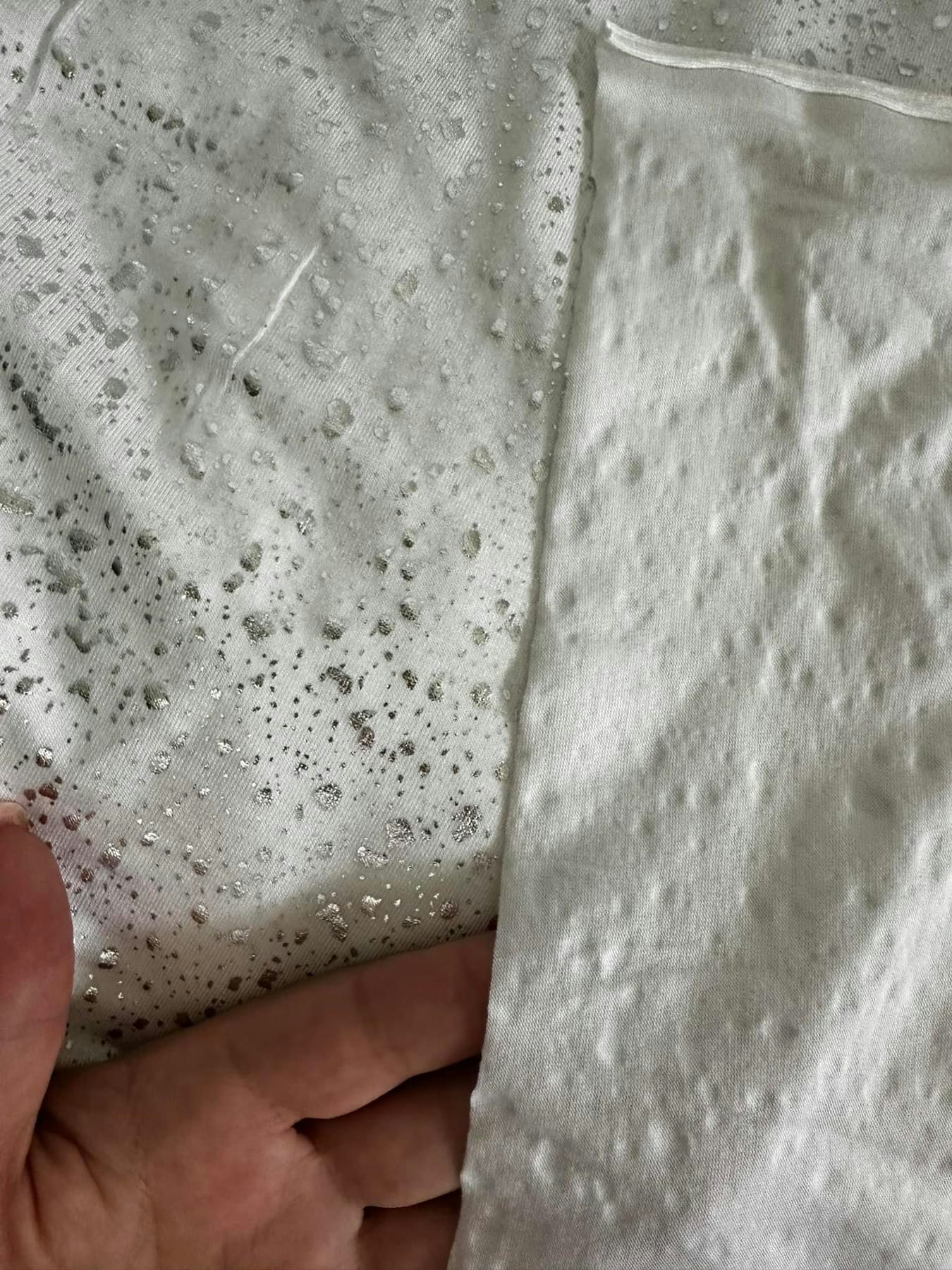 Silver Prickar Dots Jersey Viscose