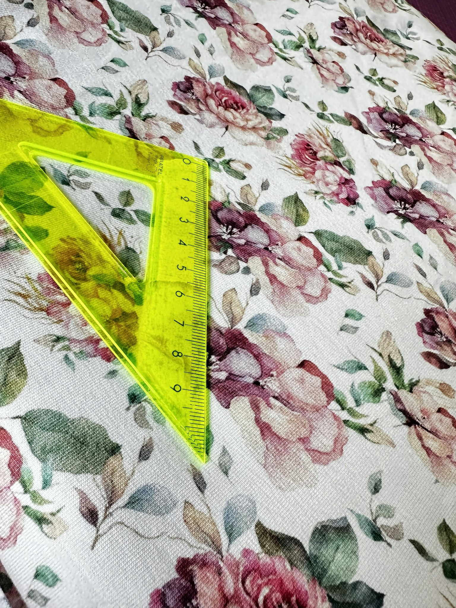 Blommor Single Jersey