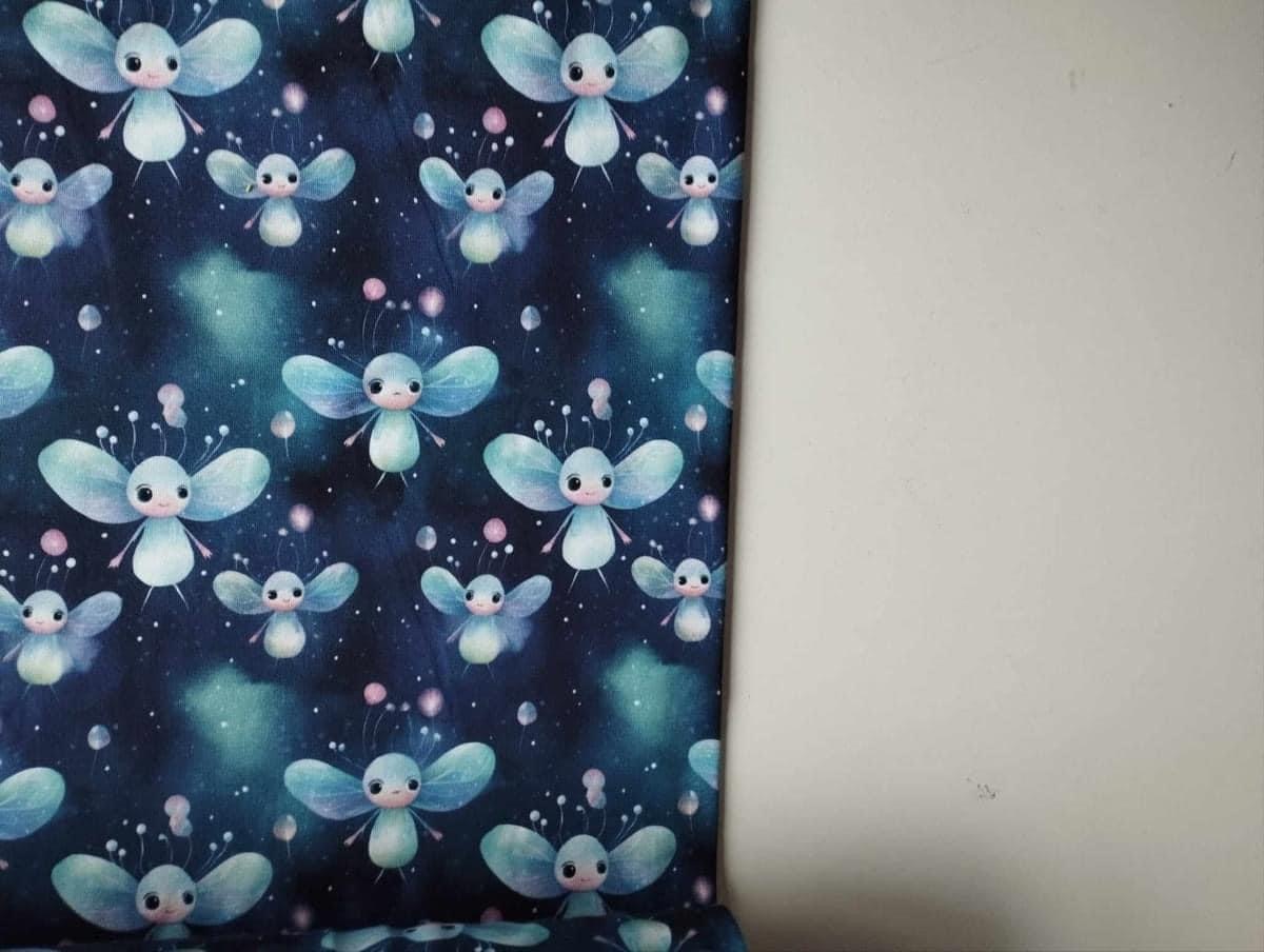 90cm Eldflugor Single Jersey