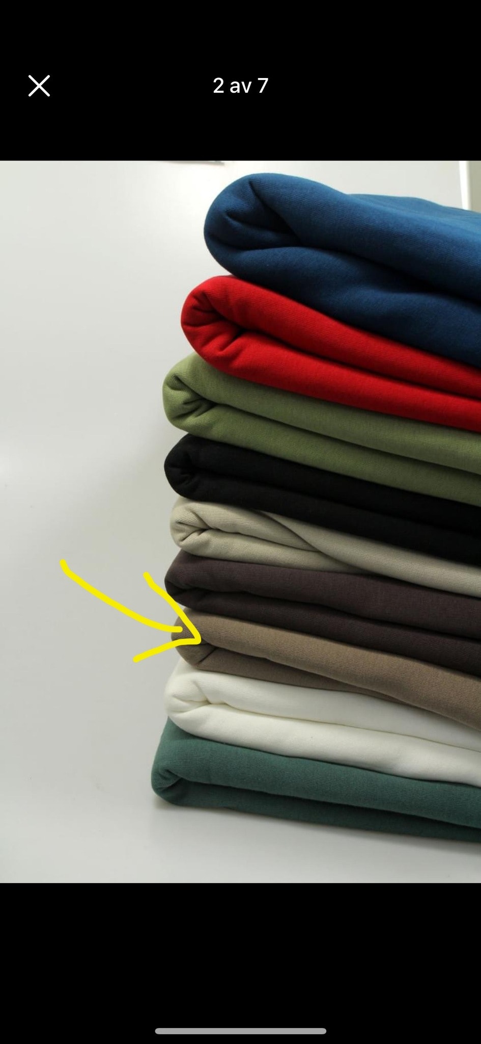 Beige/Brun College French Terry med Fodrad baksida OUTLET