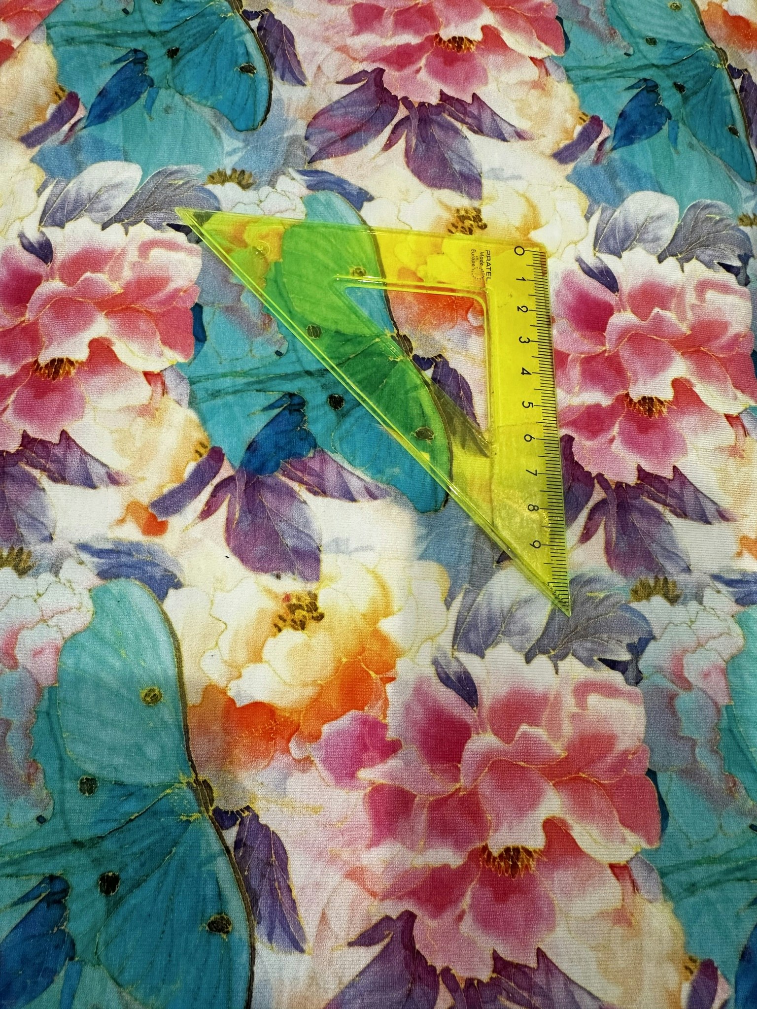 Blommor Art Single Jersey
