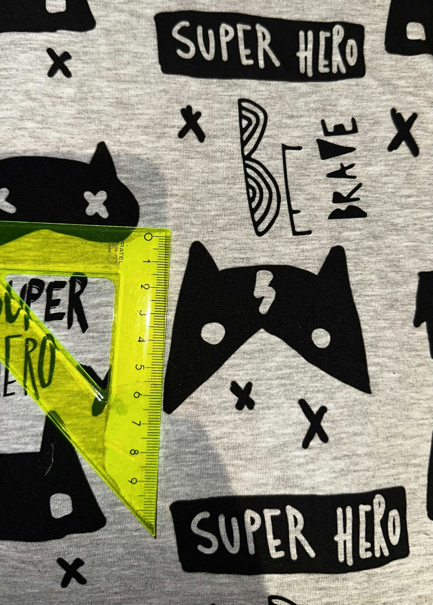 Super Hero College Organic Grå