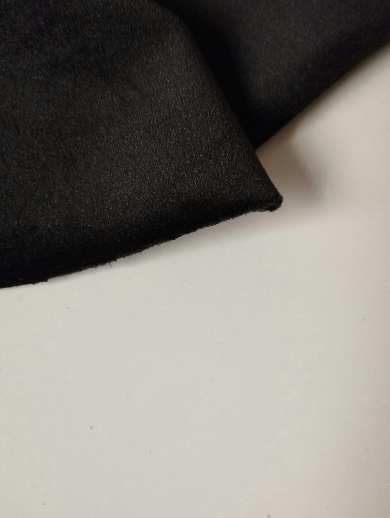 Tyg tyger svart velour supersoft soft
