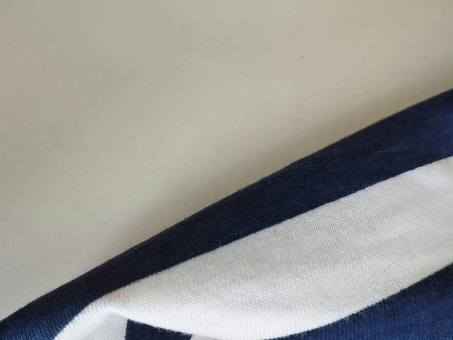 Ränder Vita och Blåa  Single Jersey  OUTLET