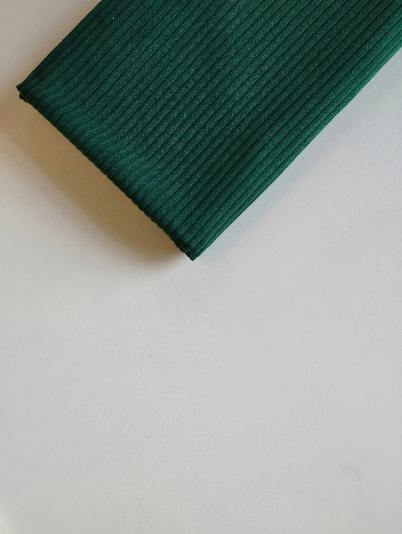 Velour Ribbad Grön   OUTLET