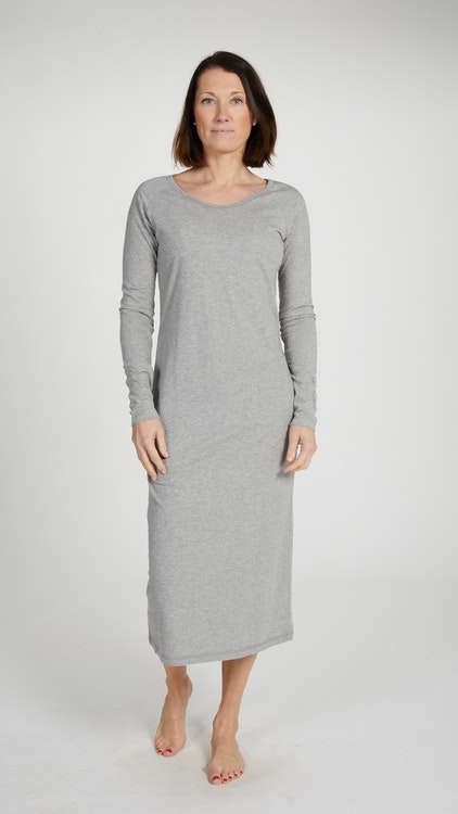 Marbäck - Nightgown - Grey Melange