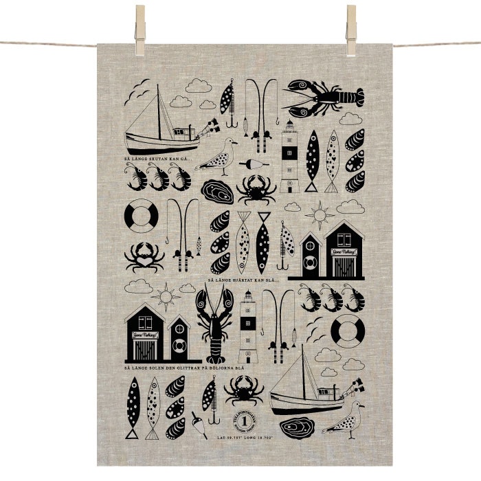 Kitchen towel - Gone fishing