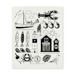 Dish cloth - Gone fishing!