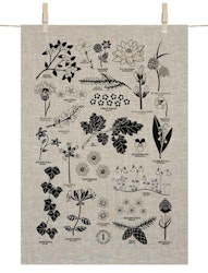 Kitchen towel - Landscape flowers