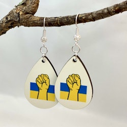 Örhängen Ukrainas flagga