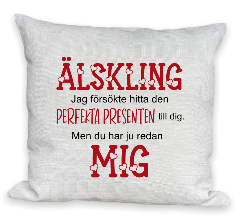 Kuddfodral Älskling