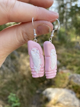 Skumtomte örhängen