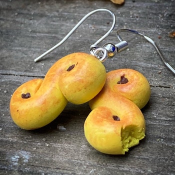 Lussebullar örhängen
