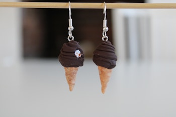 Chokladstrut örhängen