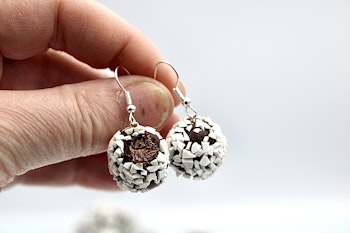 Chokladbollar örhängen